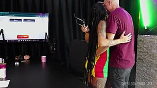 Bruna carlos spreads pussy toys in public sheer outfit during bora cast compilation