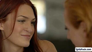 Blonde tgirls suck big cocks fuck tight shemale asses bareback