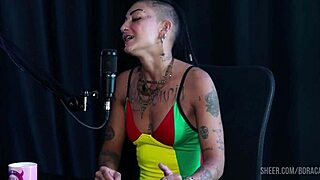 Bruna carlos spreads pussy toys in public sheer outfit during bora cast compilation