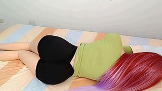 curvy brazilian volleyball babe in sexy thong lifts by pool flirting early morning gym tease