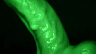 Sticky Slimy Latex Glove Handjob Tease!