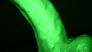 Sticky Slimy Latex Glove Handjob Tease!