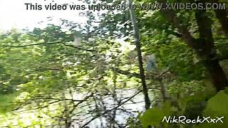 wanna see evelina darling flash tits suck cock in risky public spots?