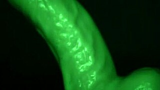 Sticky Slimy Latex Glove Handjob Tease!