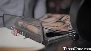 Adriana Chechik Gaping Study Teases Teacher Secrets