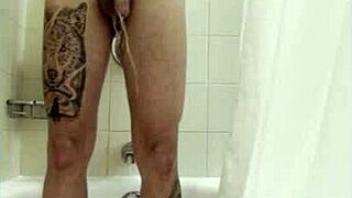 That Steamy Bath Groping Leads to Explosive Handjob!