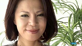 japanese granny gets so horny seeing that erection she needs it bad