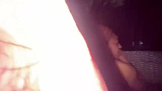 ebony fijii hooks up backyard style with jamaican str8rich