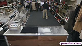 Shocking Pawn Keeper Pounds Customer Wife Hard in Back Office Reality