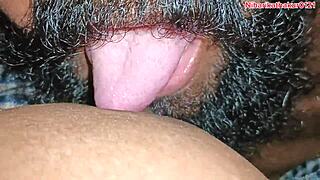 i fondle her massive boobs and suck those hard nipples eagerly