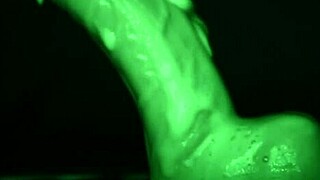 Sticky Slimy Latex Glove Handjob Tease!