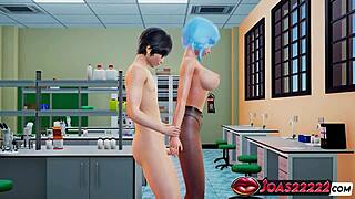 sinwe's big tits hentai thighjob pantyhose fetish pov creampie fuck