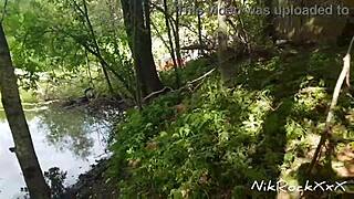 wanna see evelina darling flash tits suck cock in risky public spots?