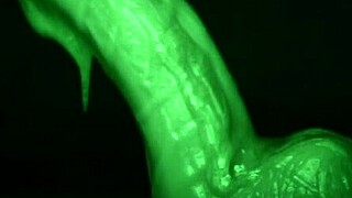 Sticky Slimy Latex Glove Handjob Tease!