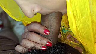 Desi Maid Wife Gives Dirty Talk Blowjob First Time Bedroom Fuck