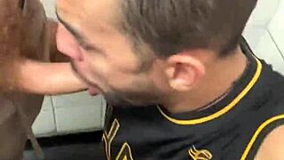 fiery redhead promises nothing delivers hot load straight to mouth outdoors