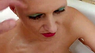 German milf prostitute sandra deepthroats in rough facefuck