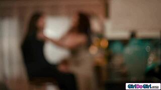 Petite Busty 18+ Stepmom Facesat Licked Fingered Till She Cums In Mouth On Shaved Pussy