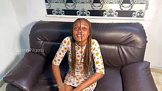 Horny Petite African Amateur With Small Tits Gets Wild In Homemade Casting Interview