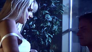 dawn's ashley long spreads shaved pussy wide in stockings heels deepthroat