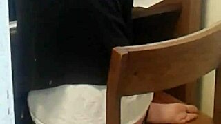 hey girls, smell these sweaty lesbian feet up close