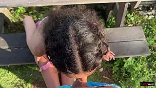 Public Catch: Katty West Fucked Hard Outdoors