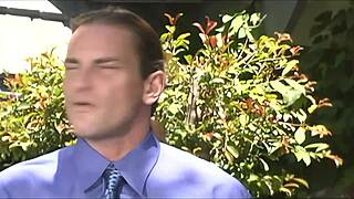 dawn's ashley long spreads shaved pussy wide in stockings heels deepthroat