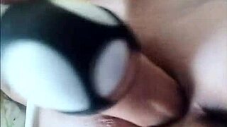 Huge Thick Dildo Stretches Wet Pussy Deep