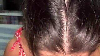 Debora Prado's sloppy deepthroat after hot handjob