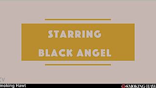 Slutty Brunette Latina Smokes While Cowgirl Riding Cumshot