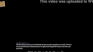 Intense harem hotel action unfolds in steamy rooms.