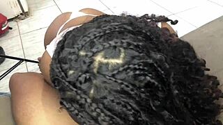 hot neighbor's tight pussy stretched by thick cock pounding