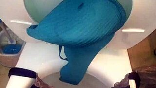 40dd bra babe drenched in hot panties cumshot