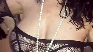 Velvet Rain Fingers Horny Milf Pussy with Huge Toys Squirting Kinkily