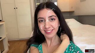 if you lose you walk public with hot cum facial dripping down!