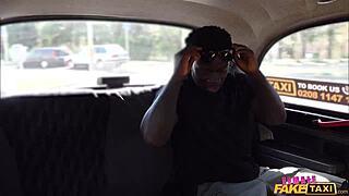 she sucks big black cock at red traffic lights viral fake taxi blowjob