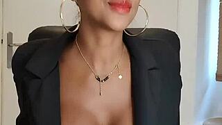 public joi story: strict directrice commands your retro outdoor jerk off in sextape