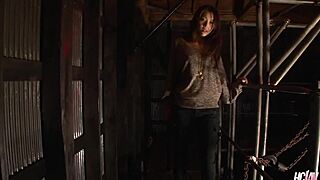 charming hairy asian slut ayaka minamino fucked bold through ripped pants beaver