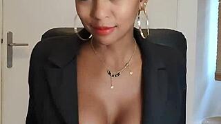 public joi story: strict directrice commands your retro outdoor jerk off in sextape