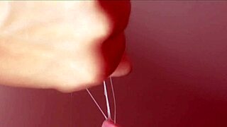 Watch sexy japanese babe swallow cum in closeup blowjob frenzy!
