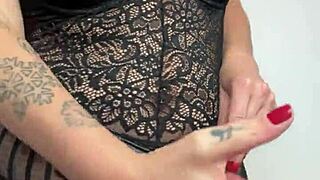 Worship my sensual strap-on cock in femdom POV