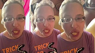 ASMR bubble gum pops make my kinky glasses fetish explode in your headphones!