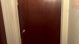 i got caught sneaking in after curfew hot milf scolded then sucked me off exploded on tits