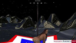 naughty pornstar rips clothes during intense striptease in night club