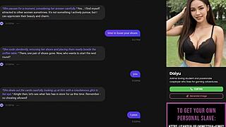 teasing my ai slut with strip poker leading to oral fun