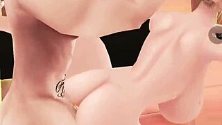 damn this hot blonde takes intense anal pounding game on