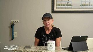 Madi Blaze caught in shower sucks big cock deep