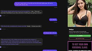 teasing my ai slut with strip poker leading to oral fun