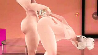 damn this hot blonde takes intense anal pounding game on