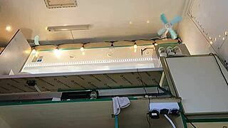 shaved teen thong upskirt flashes her sexy slim ass in homemade tease